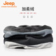 Jeep圍脖女脖套秋冬防風(fēng)騎行戶外套頭兩用多功能保暖時(shí)尚格子圍巾男 白藍(lán)條紋（加絨） 均碼