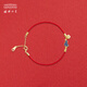 中國國家博物館歲月靜好紅手繩女士首飾文創(chuàng  )創(chuàng  )意飾品禮品情人節節禮物手鏈送愛(ài)人 紅繩款