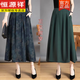 恒源祥2026春夏新款雙面穿半身裙女馬面裙防真絲時(shí)尚洋氣女半身裙 墨綠碎花正反面都可穿 雙面口袋 2XL 130-165斤