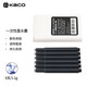 KACO 墨水囊大容量染料型黑色墨囊歐規通用不堵筆黑色學(xué)生辦公簡(jiǎn)約鋼筆墨膽盒裝 玄武【黑色6支】