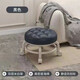 賞林滑輪小凳子 滑輪凳家用移動帶輪子小凳子擦地矮凳美縫帶娃學步凳 黑色
