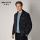 巴魯特（Brloote）燈芯絨工裝服夾克男 高品質(zhì)貼袋加厚秋冬保暖外套 黑色 185/104A