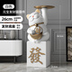 冰石美招財(cái)貓大型落地?cái)[件開業(yè)禮物客廳家居裝飾品迎賓搬家喬遷新居禮品 白色元寶發(fā)財(cái)貓（高66.5cm）