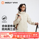 MOLY VIVI軟殼衣夾克外套三合一秋冬戶(hù)外情侶滑雪服防寒加絨登山服魔力薇薇