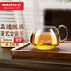 金灶（KAMJOVE）玻璃公道杯帶茶漏過濾網(wǎng)套裝 茶具配件茶海分茶器加厚功夫茶杯 玻璃公道杯【300mL】