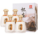 懷莊酒 醉美山河 53度 醬香型白酒 500ml*4瓶 禮盒裝 