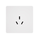 領(lǐng)普E2Lite開(kāi)關(guān)插座超薄啞光磨砂大面板電源插座10A斜五孔插座16A空調(diào) 16A三孔空調(diào) 插座 白色