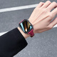 X2025新款iwatch智能手表女士款藍(lán)牙接打電話消息提醒支付測血壓心率血氧睡眠監(jiān)測情侶計(jì)步運(yùn)動手表 醬梅子色【通話、離線支付、多運(yùn)動模式、NFC】
