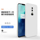 藝派適用一加6t手機殼直邊液態(tài)硅膠殼OnePlus6T保護套全包鏡頭防摔1+6男女新款潮牌超薄軟外殼 一加6【古董白】+鋼化膜