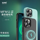 麥麥米適用iphone13promax手機殼MagSafe認證磁吸充電 液態(tài)硅膠殼 新【MFM認證磁吸殼】魅力黑