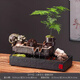 樸記流水擺件循環(huán)水假山景觀(guān)魚(yú)缸招財金蟾貔貅客廳玄關(guān)辦公室前臺喬遷 中號-上善若水-貔貅招財