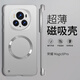 邁宇樂 榮耀magic6Pro手機殼無邊框榮耀Magic6保護套榮耀Magic5超薄磁吸鏡頭全包防摔磨砂抗指紋男女款 【鈦銀色】超薄磁吸無邊框 榮耀 Magic6 Pro
