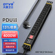 DTVS 大唐衛士DT7161 PDU機柜插座10A 6位多用插孔pdu電源 大功率插排 貨到付款 DT8181W多用孔4000W 3米1.5平方線(xiàn)