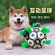Lanswood 狗玩具狗狗玩具耐咬寵物玩具網(wǎng)紅小狗足球玩具中型犬邊牧玩具大 腳印款足球 雙層加厚+打氣筒