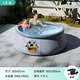 FANCYCHIC圓形游泳池超大成人大型戶外水池充氣加厚家用免安裝 電泵+泳池組合 183*51cm授權(quán)加厚耐曬