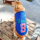 咪貝萌大狗狗衣服中大型犬夏季薄款背心春秋裝金毛薩摩耶拉布拉多哈士奇 藍色9號意大利隊 6XL-胸圍98CM