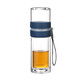 GUOZI 果茲泡茶師隨行杯茶水分離杯GZ-S51下茶倉(cāng)200ml+上茶倉(cāng)90ml時(shí)尚簡(jiǎn)約商務(wù)風(fēng) 藍(lán)色