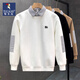 啄木鳥(niǎo)（TUCANO）假兩件襯衫領(lǐng)衛衣男士春秋季衣服新款百搭長(cháng)袖T恤男裝內搭打底衫 白色 L