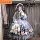 NJTD洛麗塔裙子ita裙正版原創(chuàng  )日常全套公主秋冬一整套蘿莉塔 灰玻璃球 S