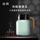 尚明家用保溫壺水壺 辦公室大容量燜茶壺悶茶壺 戶外旅行泡茶壺燜泡壺 覆鈦內(nèi)膽【湖綠色】 1.5L