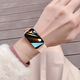 筱岙vivoppo蘋果機(jī)通用iwatch GT4智能手環(huán)男女2024新款運(yùn)動(dòng)i音樂控計(jì)步器鬧鐘來電提醒跑步生日禮物 粉色