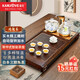 金灶（KAMJOVE）雞翅木實(shí)木茶具套裝燒水壺茶具茶盤(pán)套裝茶臺(tái)燒水壺一體式 K-185 搭配G9茶爐+茶具+茶渣桶