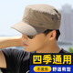 歌希尼爾帽子男春秋韓版鴨舌帽男士冬季時(shí)尚百搭軍帽平頂帽戶外防曬遮陽(yáng)帽 淺咖啡 均碼 58CM