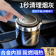 象大俠 車(chē)載煙灰缸帶蓋汽車(chē)用煙灰缸LED燈防風(fēng)高阻燃內膽可拆卸煙缸便攜式帶煙夾個(gè)性創(chuàng  )意車(chē)內吸煙神器杯座式