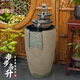 荷府家居 家居入戶(hù)門(mén)玄關(guān)落地水景流水擺件循環(huán)水客廳茶室流水魚(yú)缸禪意裝飾擺件 龍子狻猊-香爐流水（青色）