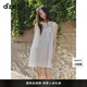 DZZIT地素連衣裙2025夏季新款網(wǎng)紗蕾絲款立體蝴蝶裙子女3J2O3269B 米白色 S