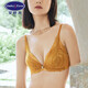 安莉芳【列維斯蕾絲】安莉芳蕾絲文胸女小胸厚杯聚攏無(wú)鋼圈內衣EB00376 黃褐色TAN 75B