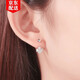 Djin四葉草耳釘女S925銀網(wǎng)紅耳釘耳飾女閨蜜耳墜生日女神節(jié)禮物送女友 四葉草耳釘