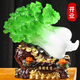遇上佳人開業(yè)禮品 玉白菜招財擺件辦公桌飯店開業(yè)大吉風(fēng)水入戶禮品擺件 招財進寶玉白菜 大號31cm*20cm*30cm