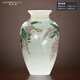 MOREISAN景德鎮陶瓷藝術(shù)花瓶擺件擺放客廳臥室玄關(guān)辦公室裝送喬遷新居禮物 紫氣東來(lái)