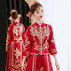 紅妝飾佳 秀禾服新娘2025新款中式婚紗禮服古裝嫁衣結(jié)婚龍鳳褂女 亮片珠繡款 M
