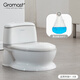 谷仕塔（Gromast）兒童馬桶坐便器男小孩女寶寶嬰幼兒專(zhuān)用訓練神器廁所家用便盆尿盆 灰色 +清潔袋200只