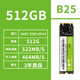 億儲（Billion reservoir）M.2接口NGFF協(xié)議SSD固態(tài)硬盤(pán)筆記本臺式機電腦升級 B25-512GB-SATA協(xié)議官配