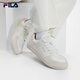 斐樂(lè)（FILA）官方女鞋TARGA復(fù)古板鞋2025春季新款圓盾鞋休閑鞋運(yùn)動(dòng)鞋 雪白/羊皮紙粉-SP 38
