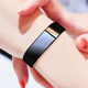 筱岙vivoppo蘋(píng)果機通用iwatch GT4量體溫智能手環(huán)測血壓心率多功能計步器運動(dòng)來(lái)電提醒久坐提醒微信 黑色
