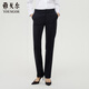 雅戈爾（YOUNGOR）套西褲子女西服褲西裝褲西褲含羊毛耐穿不易皺商場(chǎng)同款秋冬季保暖 藏青 29 165/72A