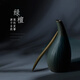 美木兮發(fā)簪 檀木桃木手工發(fā)釵木簪古風(fēng)盤發(fā)簪子新中式古風(fēng)漢服旗袍發(fā)飾 綠檀如縷約13cm