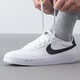 耐克（NIKE）男鞋夏季新款運(yùn)動(dòng)鞋COURT防滑耐磨低幫板鞋時(shí)尚百搭潮流休閑鞋 熱賣推薦/小白鞋/皮面 42