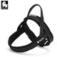 TRUELOVE寵物狗狗牽引寵物背心式胸背帶小型犬中型大型犬金毛薩摩TLH5811 黑色（不含牽引繩） L胸圍70-82cm建議體重23-30kg