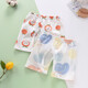 繽麗貓男女寶寶開(kāi)襠純棉短褲嬰幼兒開(kāi)襠褲衩全棉透氣夏季薄款小孩五分褲 短褲【開(kāi)檔款】水果娃娃+愛(ài)心 80