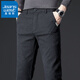 真維斯（Jeanswest）休閑褲男秋冬季新款寬松直筒男褲商務(wù)西褲潮流男士百搭褲子男款 569黑色 31 （2尺4）建議120-130斤穿