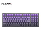 腹靈FL980V2Pro 有線/藍(lán)牙/2.4G三?？椭苹瘷C(jī)械鍵盤gasket結(jié)構(gòu)正刻側(cè)刻鍵帽熱插拔藍(lán)牙鍵盤無線鍵盤 FL980V2Pro LS版-黑曜石紫氣東來側(cè)刻 TTC快銀軸V2