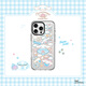 CASETIFY 三麗鷗家族-Cinamoroll 大耳狗x CASETiFY聯(lián)名 咖啡廳可愛(ài)貼紙 適用于iPhone16/15/14 Plus 透明殼MagSafe（防黃不防摔） iPhone 16