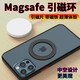 索贏(yíng) Magsafe磁吸貼片引磁片貼環(huán)無(wú)線(xiàn)充車(chē)載華為手機蘋(píng)果12支架套殼iPhone11磁鐵小米 磁吸貼環(huán)【Magsafe】黑色-2片裝