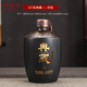 景德鎮陶瓷空酒瓶1斤3斤5斤裝密封白酒壇子三斤家用泡酒酒壺定制 5斤裝黑色典藏