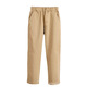 忻悅晴兒童卡其色褲子男童休閑長(cháng)褲米色校服褲春夏季學(xué)生校褲黑色西褲 卡其長(cháng)褲(純滌)男女同款 150 cm